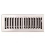 Truaire 4 In. X 12 In. White Floor Register Retails for $16