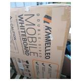 KAMELLEO DOUBLE SIDED MOBILE WHITE BOARD 48 X 36 - Retails for $199
