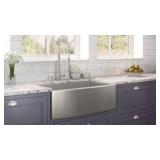 RuvaTi 33 inch  Apron bowl RVHP733CP Stainless steel Copper tone Retails for $459