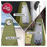 Multifunctional quick opening changing tent Retails for $49