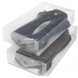 Whitmor Clear Vue Boot boxes set of 2 - Retails for $14