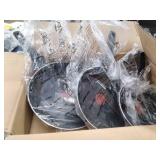 T-fal Specialty 3 PC Initiatives Nonstick Inside and Out, 8", 9.5", 11", Black