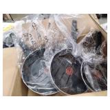 T-fal Specialty 3 PC Initiatives Nonstick Inside and Out, 8", 9.5", 11", Black