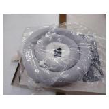 ARRR Comfy UFO Pet Recovery Collar, Water-Resistant Soft Adjustable Protective Dog Neck Donut E-Collar for Small and Medium Dogs and Cats After Surgery Safe Alternative Cone (Grey, S)