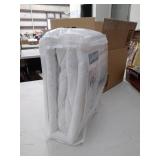 LANOITE Full Waterproof Mattress Protector Pad Cover with Deep Pocket Fitted 8" - 21" Breathable Alternative Filling (White, Full)