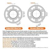 IWONDER Cloud Wheel Discovery 120mm Electric Skateboard Wheels Patented Damping Foam Core All Terrain Off Road 78A Translucent Urethane Longboard Wheels