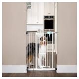 Carlson Extra Wide Walk Through Dog Gate with Door, Pressure Mount Kit & Wall Mount Kit