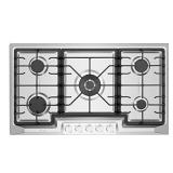 Empava 36 Inch Gas Stove Cooktop 5 Italy Sabaf Sealed Burners NG/LPG Convertible in Stainless Steel