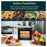 COSORI Premium Dehydrator (50 Recipes) for Food Jerky, Fruit, Meat, Dog Treats, and Herbs, Dryer Machine with Temperature Control, 6 Stainless Steel Trays, Christmas Gift, ETL Listed