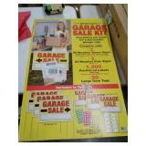 Sunburst Systems 3030 All Inclusive Garage Sale Kit- Large Yard Signs, 11" x 14" Signs, Price Stickers