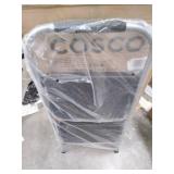 COSCO 11308PBL1E Two Step Big Step Folding Step Stool with Rubber Hand Grip, Gray