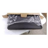 Adjustable TV Tray Table - TV Dinner Tray on Bed & Sofa, Comfortable Folding Table with 6 Height & 3 Tilt Angle Adjustments (Black)