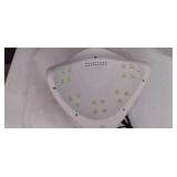 UV LED Nail Lamp, GreenLife 54W 18pcs UV LED Nail Light Portable Nail Lamp Professional Fast Curing Nail Dryer for Acrylic Nails Gel Polish Travel Home School Office use Auto-Sensor -Pink