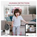 YI 4pc Security Home Camera, 1080p WiFi Smart Indoor Nanny IP Cam with Night Vision, 2-Way Audio, Motion Detection, Phone App, Pet Cat Dog Cam - Works with Alexa and Google
