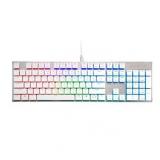 Cooler Master SK650 Cherry MX Low Profile Limited Edition Full-sized Mechanical Keyboard, White