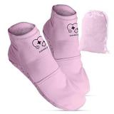 Cold Therapy Socks for Women with Anti-Slip Material - Perfect Ice Pack for Plantar Faciitis, Neuropathy, Chemotherapy, Arthritis, Ankle & Heel Pain Relief - INCLUDES Compression Strap and Storage Bag