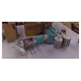 SEYODA Graters for Kitchen,Cheese Grater Efficient Vegetable Slicer with 3 Interchangeable Round Stainless Steel Blades,Easy to Clean Rotary Cheese Grater for Fruit,Vegetables,Nuts. (Blue)