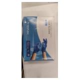 Blue Vinyl Disposable Gloves Large 50 Pack - Latex Free, Powder Free Medical Exam Gloves - Surgical, Home, Cleaning, and Food Gloves - 3 Mil Thickness