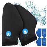 Healthy Hands Hand Ice Pack Wrap â Cold Therapy for Hands - Ice Gloves for Chemo, Neuropathy, Arthritis, Injuries and Working Hands â Includes 2 Mittens and 4 Reusable and Flexible Gel Ice P