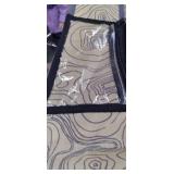 Coleman Company Big-N-Tall Topo Print Quad Chair, Tan/Brown, 19.5" x 24" x 38"