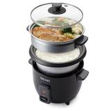 Aroma Housewares ARC-363-1NGB 3 Uncooked/6 Cups Cooked Rice Cooker, Steamer, Multicooker, 2-6 cups, Silver