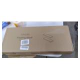 AMADA HOMEFURNISHING Floating Shelves White, 24 Inch Large Wall Shelf for Living Room, Bedroom, Bathroom, Kitchen Storage & Decor, Set of 2-AMFS06