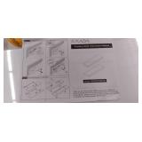 AMADA HOMEFURNISHING Floating Shelves White, 24 Inch Large Wall Shelf for Living Room, Bedroom, Bathroom, Kitchen Storage & Decor, Set of 2-AMFS06