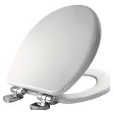 Bemis 9170CHSL000 Alesio II Round Closed Front Toilet Seat with Cover in White