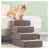 Zinus Easy Pet Stairs / Pet Ramp / Pet Ladder Large Sand
