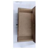 SRIWATANA Wooden Jewelry Box - 3 Layer Jewelry Organizer Wood Storage Case with 3 Drawers for Earring, Necklace, Bracelet, Rings - Carbonized Black