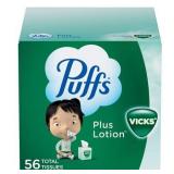 Puffs Plus Lotion Scent of Vicks Facial Tissues