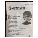 Comfort Zone Oscillating Parabolic Dish