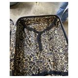 bebe Womens Emma Hardside Spinner Suitcase Gradient