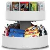 Mind Reader 2-Tier Lazy Susan Snack Organizer