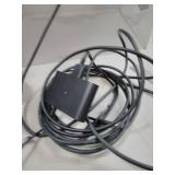 HTC Vive Cosmos VR virtual reality headset with speakers and 2 controllers powers on but untested