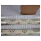 Lot of 4 Hallmark premium 2 sided Christmas gift wrap wrapping paper 160 sf feet each