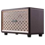 Tewell T-1 retro desktop Bluetooth speaker powers on functions properly