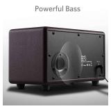 Tewell T-1 retro desktop Bluetooth speaker powers on functions properly