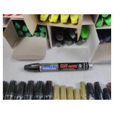 Huge lot of 158 permanent paint markers many different colors Sharpie Uni-Paint sealed new