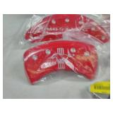 Set of 4 MGP engraved caliper covers for Ford Mustang red 2015 on up new