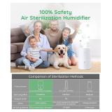 MiLin UV sterilizing germ free humidifier diffuser