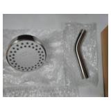 Kova brushed nickel shower head and tub spout with trim kit low pressure
