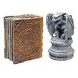 Hydor H2Show Magic World - Gargoyle and Book Aquarium Decoration Combo Pack