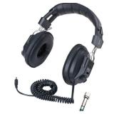 Califone 3068AV Stereo/Mono Headphones, 3.5 mm Stereo Plug, Black