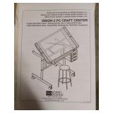 Studio Designs 10061 2 Piece Vision Craft Center, Black- Retail $151.23