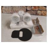 Wasserstein 3-in-1 Floodlight, Charger and Mount for Arlo Essential Spotlight and Essential XL Spotlight Camera (Camera Not Included) (White)- Retail $44.99