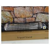 Briza Infrared Patio Heater - Electric Patio Heater - Outdoor Heater - Indoor/Outdoor Heater - Wall Heater - Garage Heater - Portable Heater - 1500W - use with Stand - Mount to Ceiling/Wall