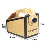 [5 Pack] Disposable Coffee Dispenser, Insulated Hot Cold Bulk Beverage Server Carafe, Box of Joe to Go, 96oz 0.75gal-"Retail $49