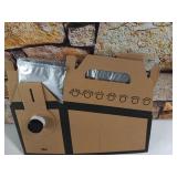 [5 Pack] Disposable Coffee Dispenser, Insulated Hot Cold Bulk Beverage Server Carafe, Box of Joe to Go, 96oz 0.75gal-"Retail $49