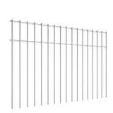 15 PACK Dig Protection Animal Barrier Fence with 1.5 inch Spike Spacing Underground Decorative Garden Fence 24inch x 15inch 4 Gauge Galvanized Steel Ground Stakes Defence for Outdoor Garden Yard Patio
